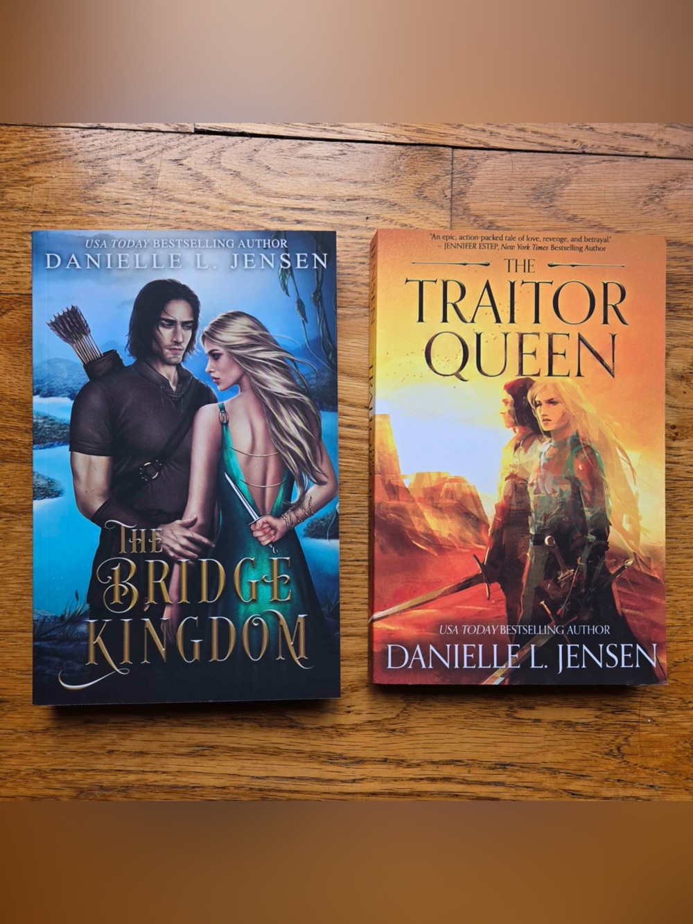 OOP The Bridge Kingdom & The Traitor Queen by Danielle L. Jensen Paperback Set